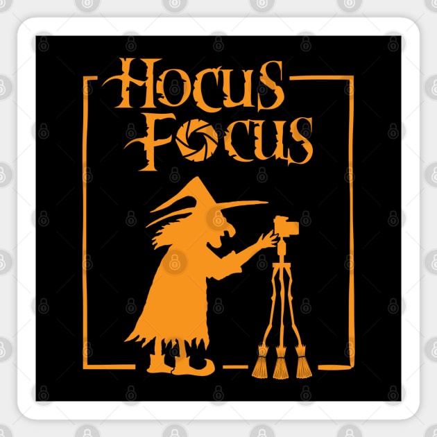 Witch Focus Sticker by bryankremkau